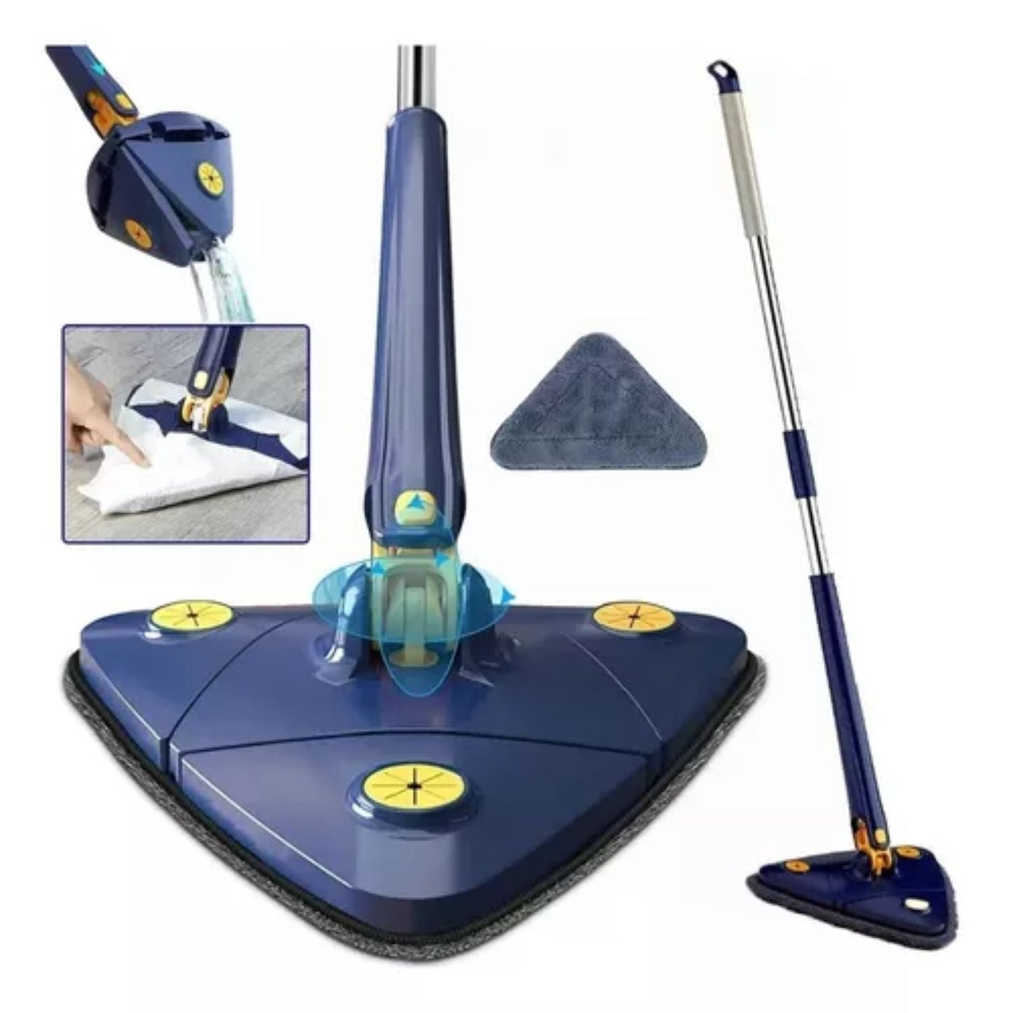 Mopa Triangular Multifuncional Giratoria 360°