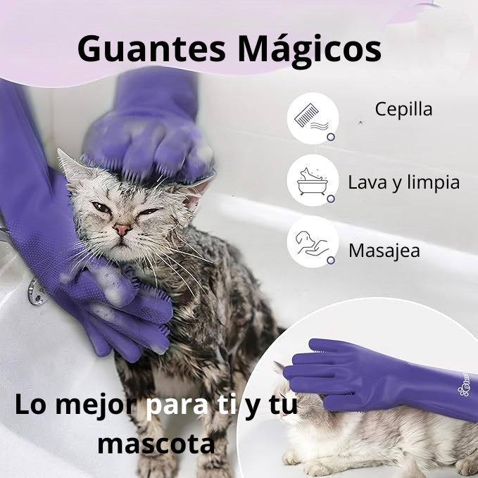 GUANTES DE SILICONA RESISTENTES LAVAPLATOS