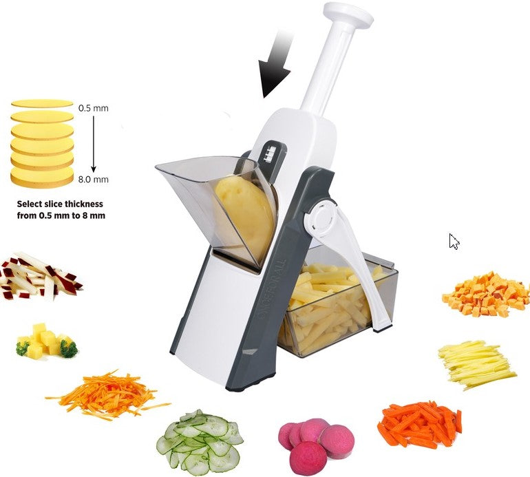 Cortador Rebanador Multifuncional Verduras y Frutas