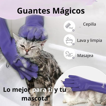GUANTES DE SILICONA RESISTENTES LAVAPLATOS